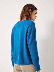 Hush Blue Saphira Cashmere Jumper - Image 3 of 4