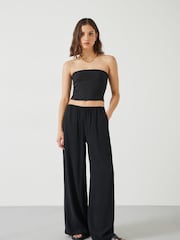 Hush Black Skylah Bandeau Top - Image 1 of 5
