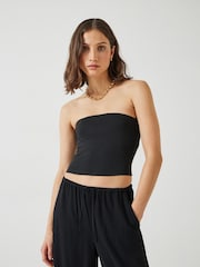 Hush Black Skylah Bandeau Top - Image 2 of 5