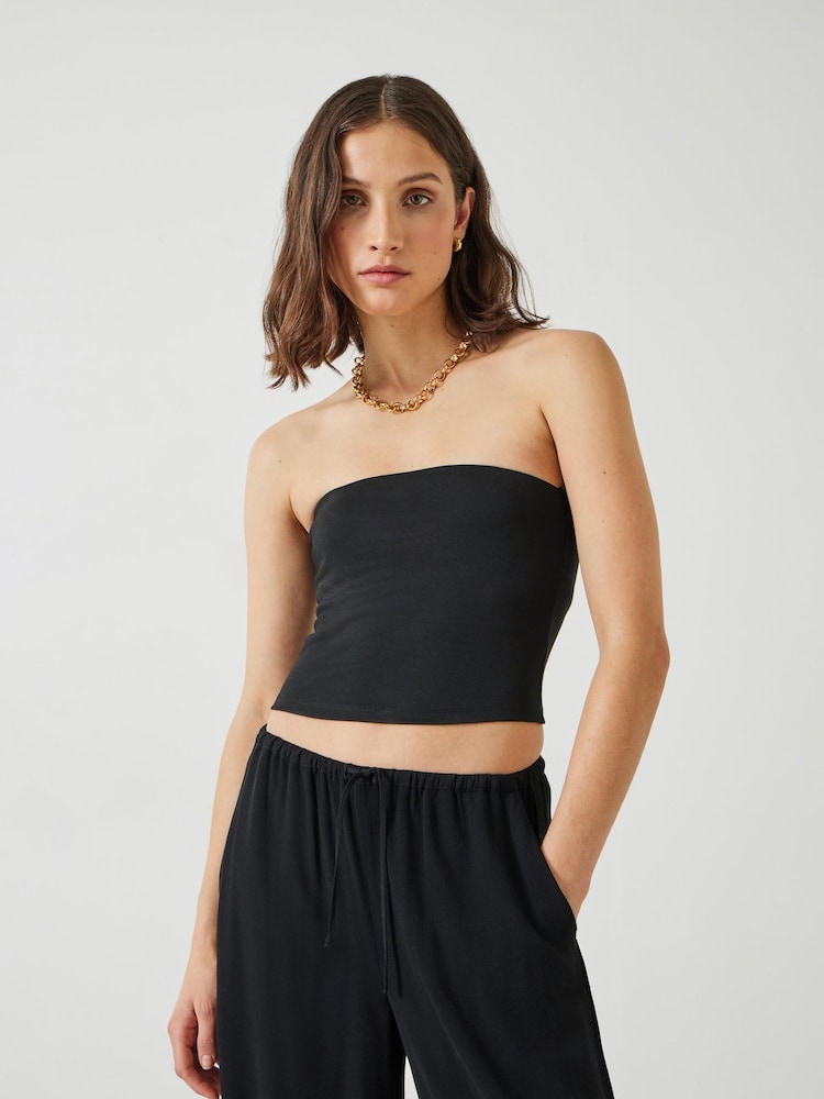 Hush Black Skylah Bandeau Top - Image 2 of 5