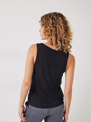 Hush Black Ribbed Scoop Vest - Image 3 of 4