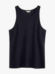 Hush Black Ribbed Scoop Vest - Image 4 of 4