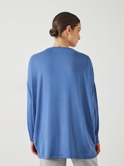 Hush Blue Gillian Wide Jersey Top - Image 3 of 5