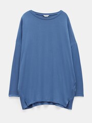 Hush Blue Gillian Wide Jersey Top - Image 5 of 5