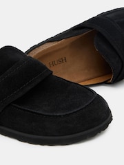 Hush Black Pia Padded Suede Mules - Image 3 of 4