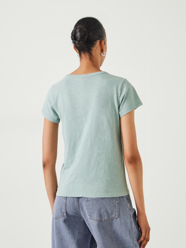 Hush Light blue Slim Fit Crew T-Shirt - Image 3 of 5