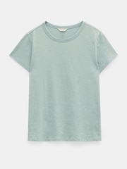 Hush Light blue Slim Fit 100% Cotton Crew T-Shirt - Image 5 of 5