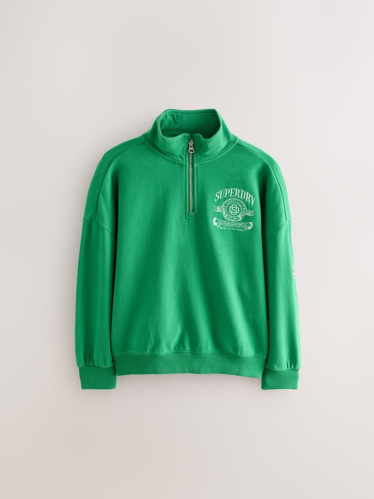 Superdry Green Sweatshirt - Image 7 of 11