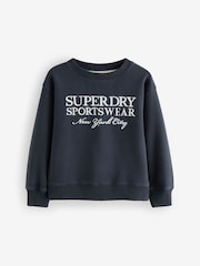 Superdry Navy Sweatshirt - Image 1 of 3