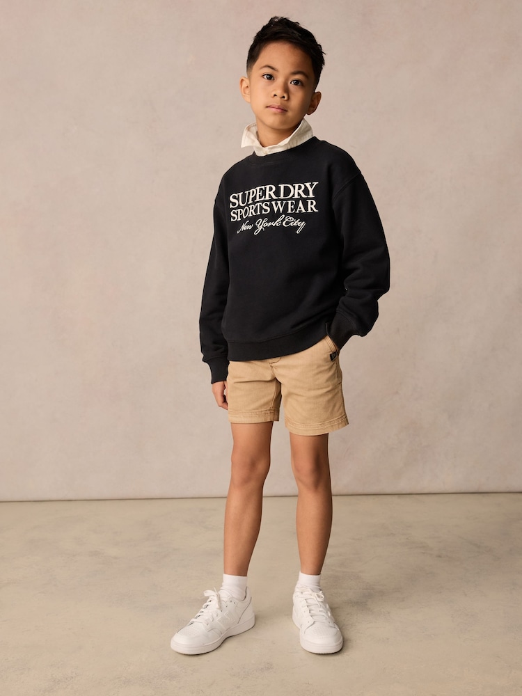 Superdry Navy Marl 72 Sweatshirt - Image 2 of 9 Superdry Navy Marl 72 Sweatshirt - Image 2 of 9