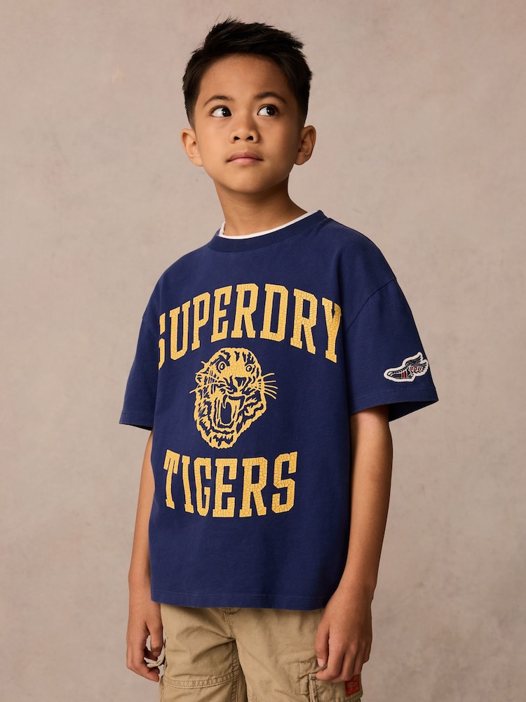 Superdry Navy T-Shirt - Image 1 of 11