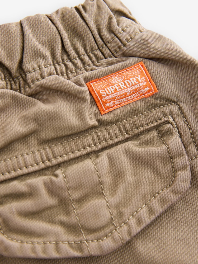 Superdry Tan Brown Cargo Shorts - Image 4 of 5