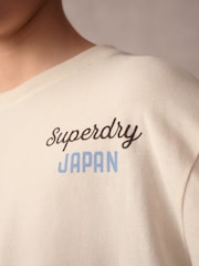 Superdry Khaki/White Tiger Printed Set - Image 4 of 10