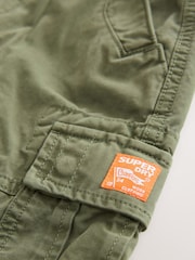 Superdry Khaki Green Cargo Shorts - Image 3 of 5