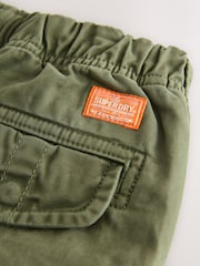 Superdry Khaki Green Cargo Shorts - Image 4 of 5