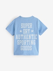 Superdry Blue T-Shirt - Image 6 of 9