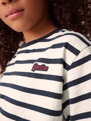 Superdry Navy/White T-Shirt - Image 6 of 11