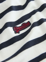 Superdry Navy/White T-Shirt - Image 9 of 11