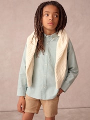 Superdry Green Oxford Shirt - Image 1 of 9