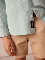 Superdry Green Oxford Shirt - Image 3 of 9