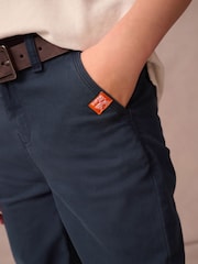 Marineblau - Superdry Chinos Trousers - Bild 4 von 11
