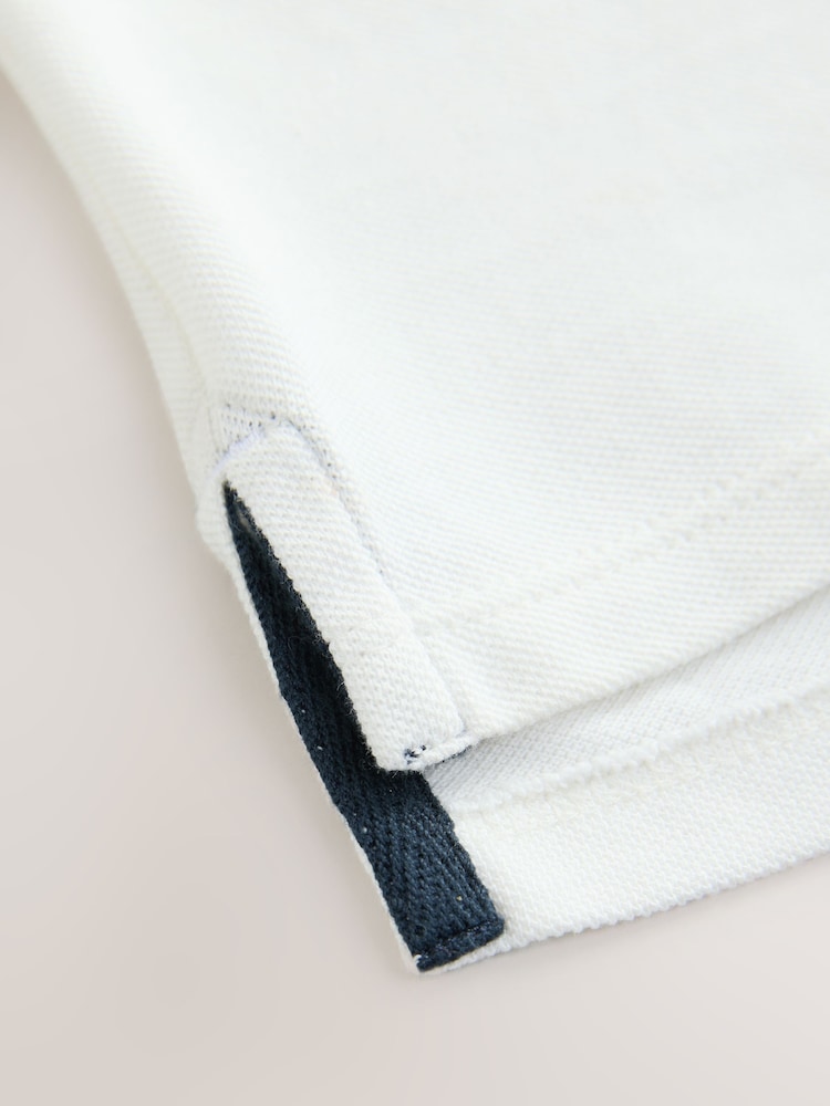 Superdry White Classic Flag Polo Shirt - Image 7 of 7