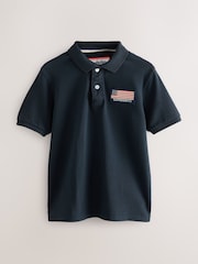 Superdry Navy Classic Flag Polo Shirt - Image 5 of 9