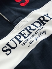 Superdry Navy Rugby Polo Colourblock Set - Image 10 of 12
