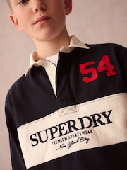 Superdry Navy Rugby Polo Colourblock Set - Image 3 of 12