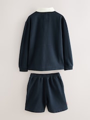 Superdry Navy Rugby Polo Colourblock Set - Image 8 of 12