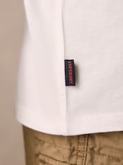 Superdry White/Blue T-Shirt - Image 4 of 8