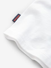 Superdry White/Blue T-Shirt - Image 8 of 8