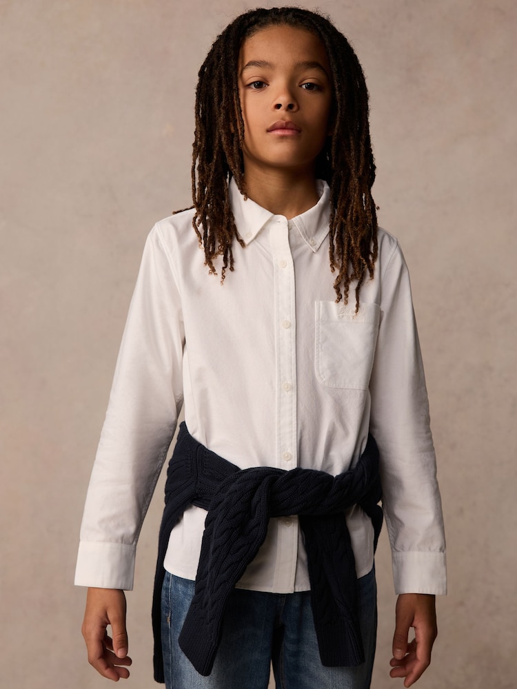 Superdry White Oxford Shirt - Image 1 of 7
