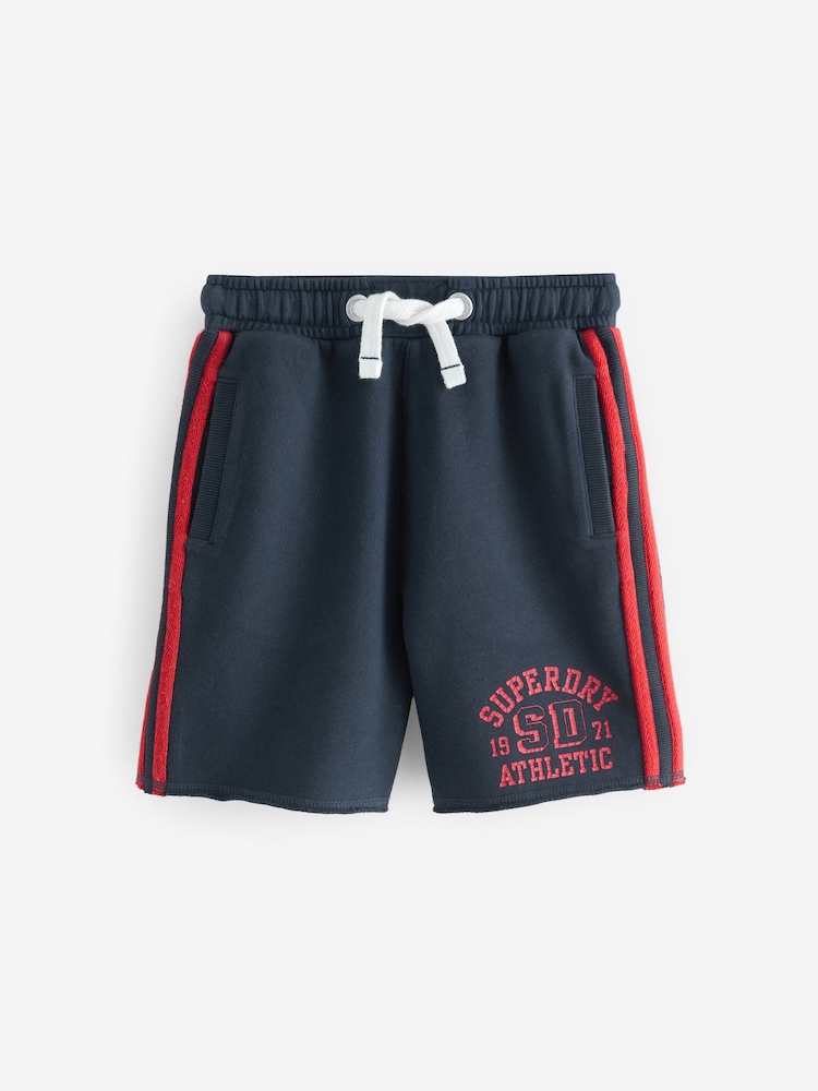 Superdry Navy Collegiate Shorts - Image 5 of 8