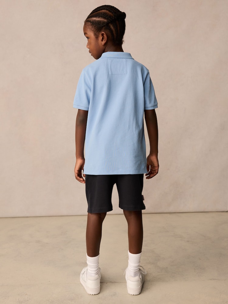 Superdry Blue Embroidery Polo Set - Image 2 of 12