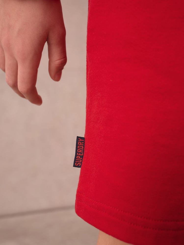 Superdry Red/Blue Sweatshirt and Joggers Set - Image 4 of 12