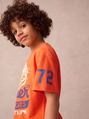 Superdry Blue/Orange Tiger Printed Set - Image 3 of 12