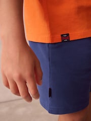Superdry Blue/Orange Tiger Printed Set - Image 6 of 12