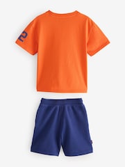 Superdry Blue/Orange Tiger Printed Set - Image 8 of 12