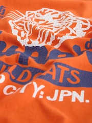 Superdry Blue/Orange Tiger Printed Set - Image 9 of 12