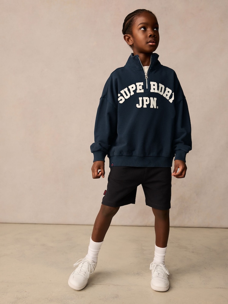 Superdry Charcoal Grey Sweat Top - Image 2 of 10 Superdry Charcoal Grey Sweat Top - Image 2 of 10