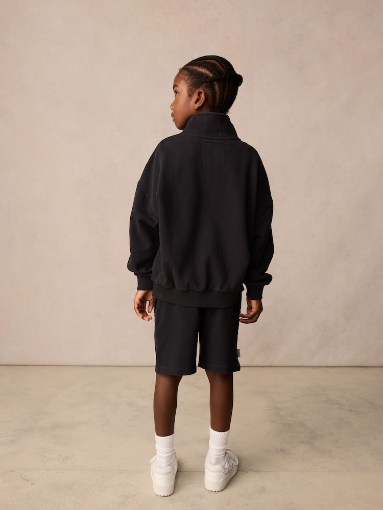 Superdry Charcoal Grey Sweat Top - Image 3 of 10