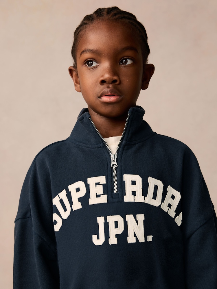 Superdry Charcoal Grey Sweat Top - Image 4 of 10