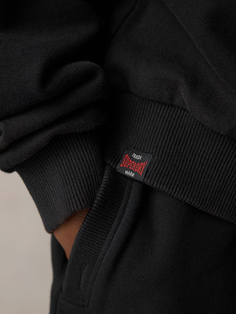 Superdry Charcoal Grey Sweat Top - Image 5 of 10