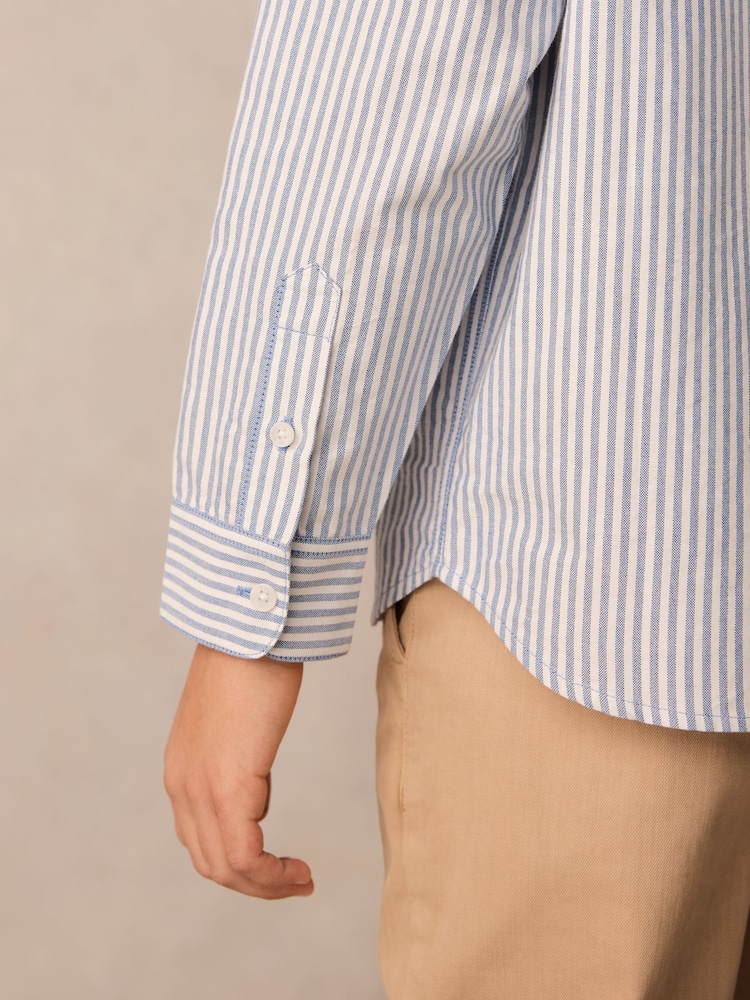 Superdry Stripe Oxford Shirt - Image 4 of 5