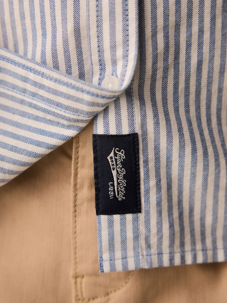 Superdry Stripe Oxford Shirt - Image 5 of 5