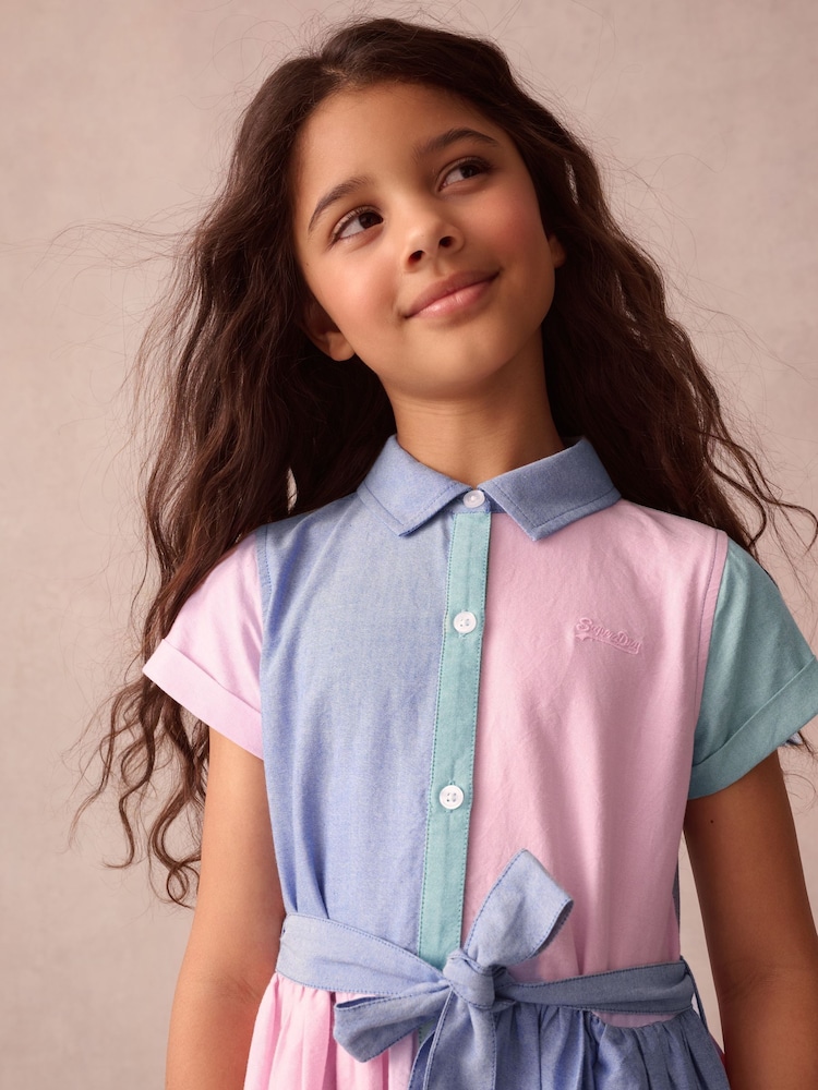 Superdry Multi Colourblock Dress - Image 3 of 8