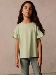 Superdry Green Printed T-Shirt - Image 1 of 8
