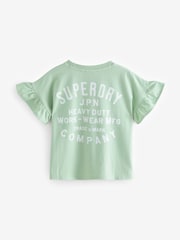 Superdry Green Printed T-Shirt - Image 6 of 8