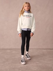 Conjunto de moletom com bordado branco Superdry - Imagem 1 de 11